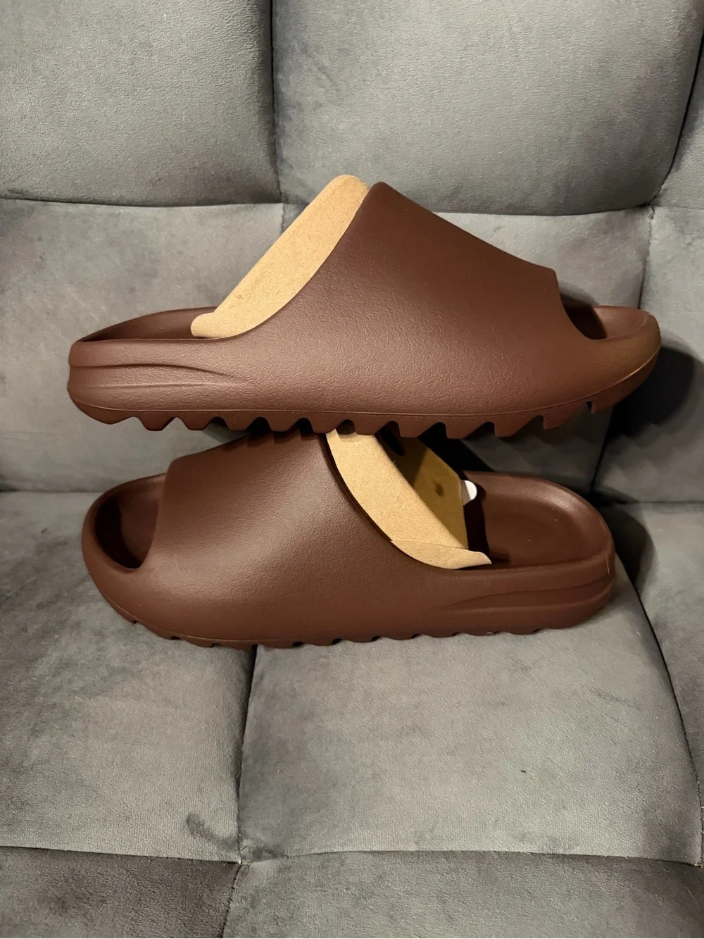 Yeezy Slides YS-01 Fudge US Size 13M/14W New with Original Bag not a box